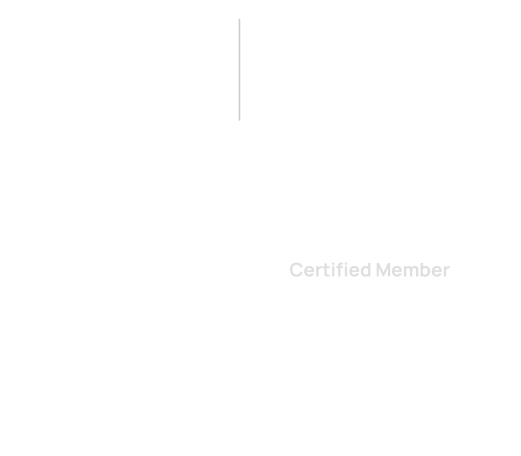 Certified Member logo on Footer